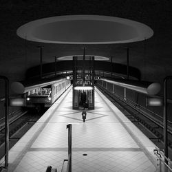 Train at night
