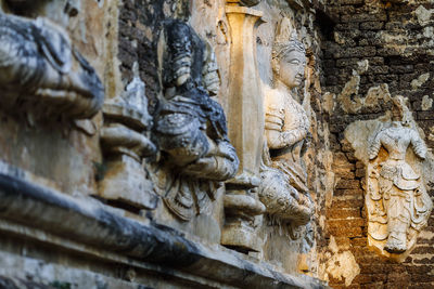 Low angle view of statue