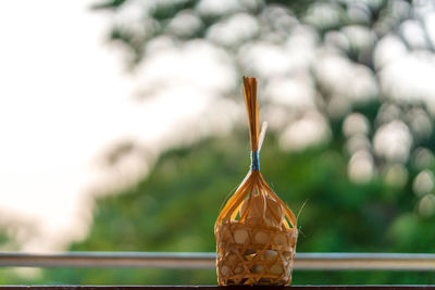 Close-up of drink on table