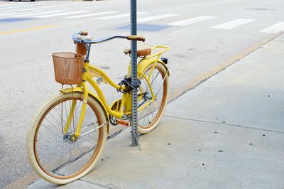 Bicycle on street