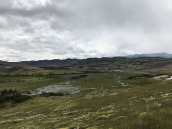 Scenic view of landscape against sky