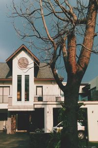 Low angle view of buildings against sky