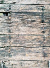 Full frame shot of old wooden plank