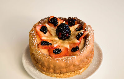 Close-up of dessert in plate