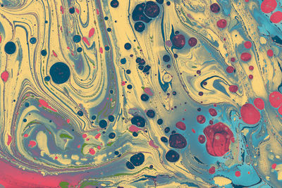 Full frame shot of multi colored fabric