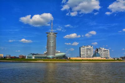 River with buildings in background