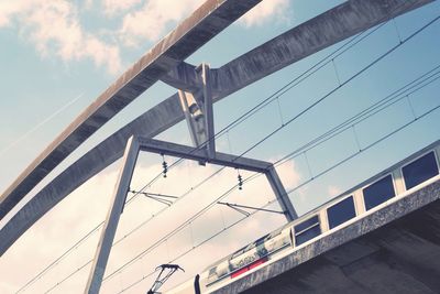 Low angle view of built structure against sky