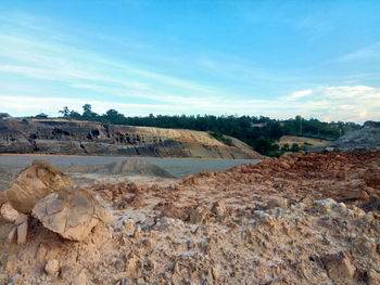 Panoramic view of landscape against sky