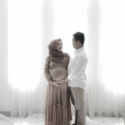 Couple waiting baby come