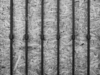 Close-up of metal fence