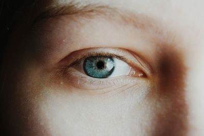 Close-up portrait of young woman