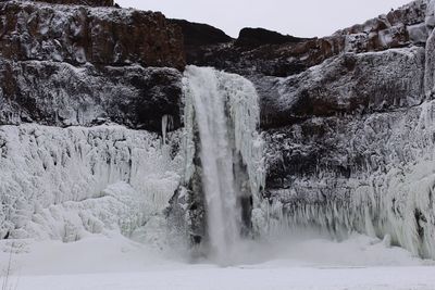 View of waterfall