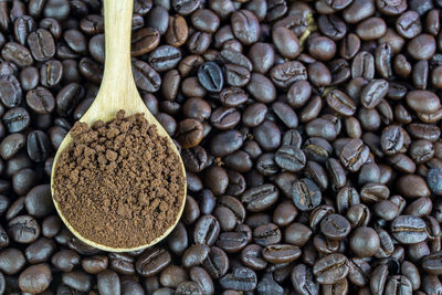 Close-up of coffee beans