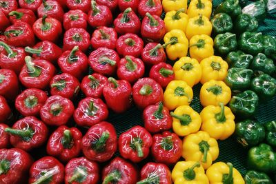 Full frame shot of fruits for sale at market stall