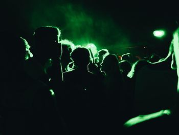 Crowd at night