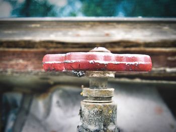 Close-up of rusty metal