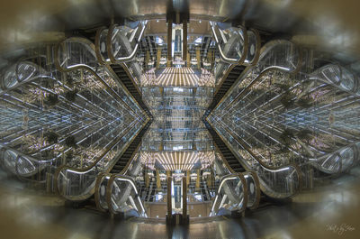 Close-up view of floral pattern