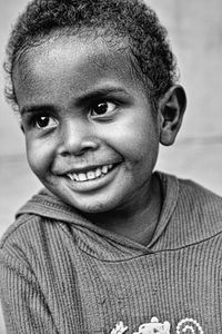 Portrait of smiling boy