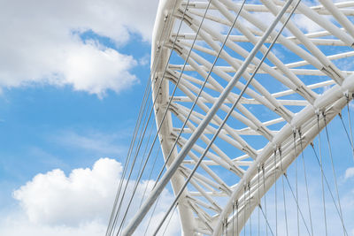 Low angle view of built structure against sky