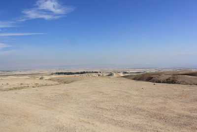 Landscape against sky at wadi og