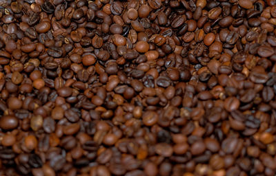 Full frame shot of coffee beans