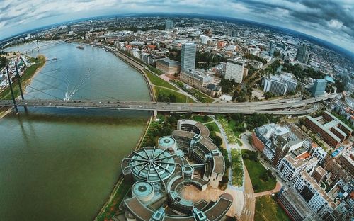 Aerial view of cityscape