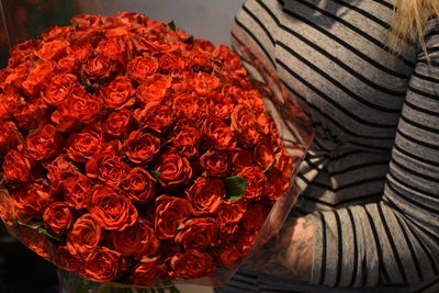 Close-up of rose bouquet