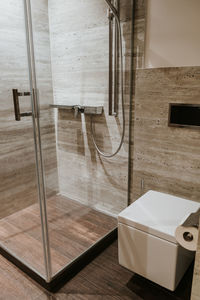 Interior of bathroom at home