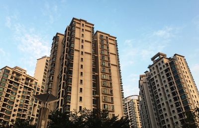 Low angle view of buildings