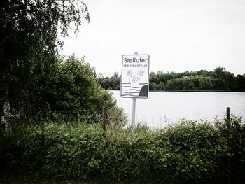 Low angle view of road sign