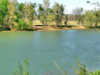 Scenic view of lake