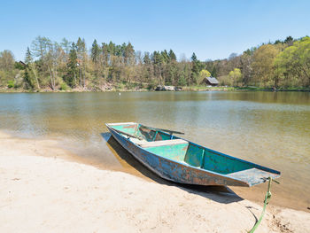 Boat in lake