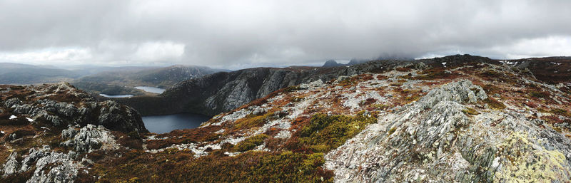 Panoramic view of landscape against sky