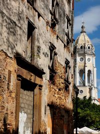 Low angle view of old building