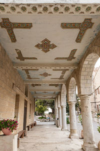 Corridor of historic building