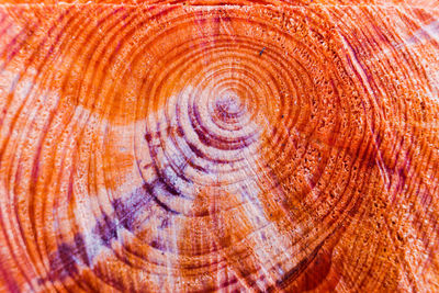 Full frame shot of spiral wood