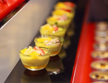 Close-up of drink on table