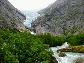 Scenic view of mountains