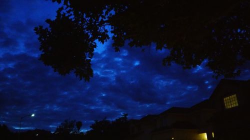 Low angle view of cloudy sky