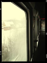 View of empty railroad track