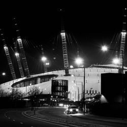 City street at night