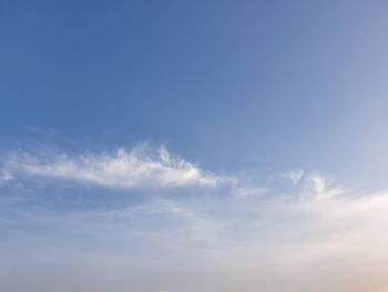 Low angle view of clouds in sky