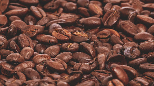 Full frame shot of coffee beans