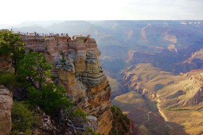 Scenic view of grand canyon against sky
