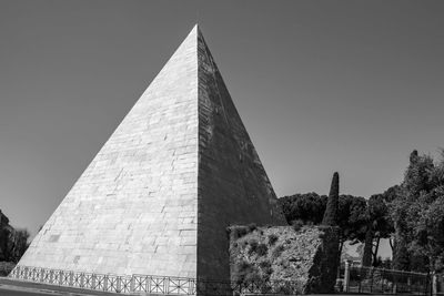 Low angle view of historical building against sky