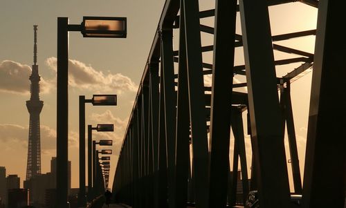 View of skyscrapers in city