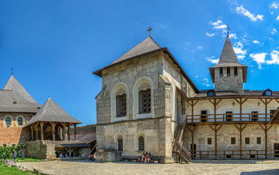 Khotyn, ukraine 11.07.2021. khotyn fortress in chernivtsi region of ukraine on a sunny summer day