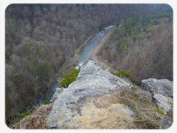 Rock formations on mountain