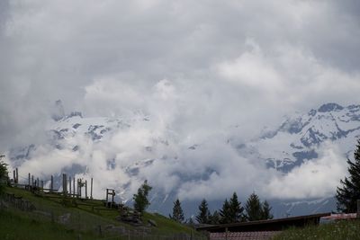 Panoramic view of landscape against sky