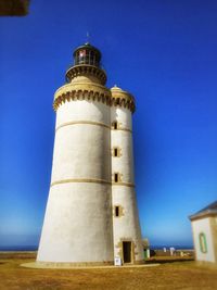 Low angle view of lighthouse